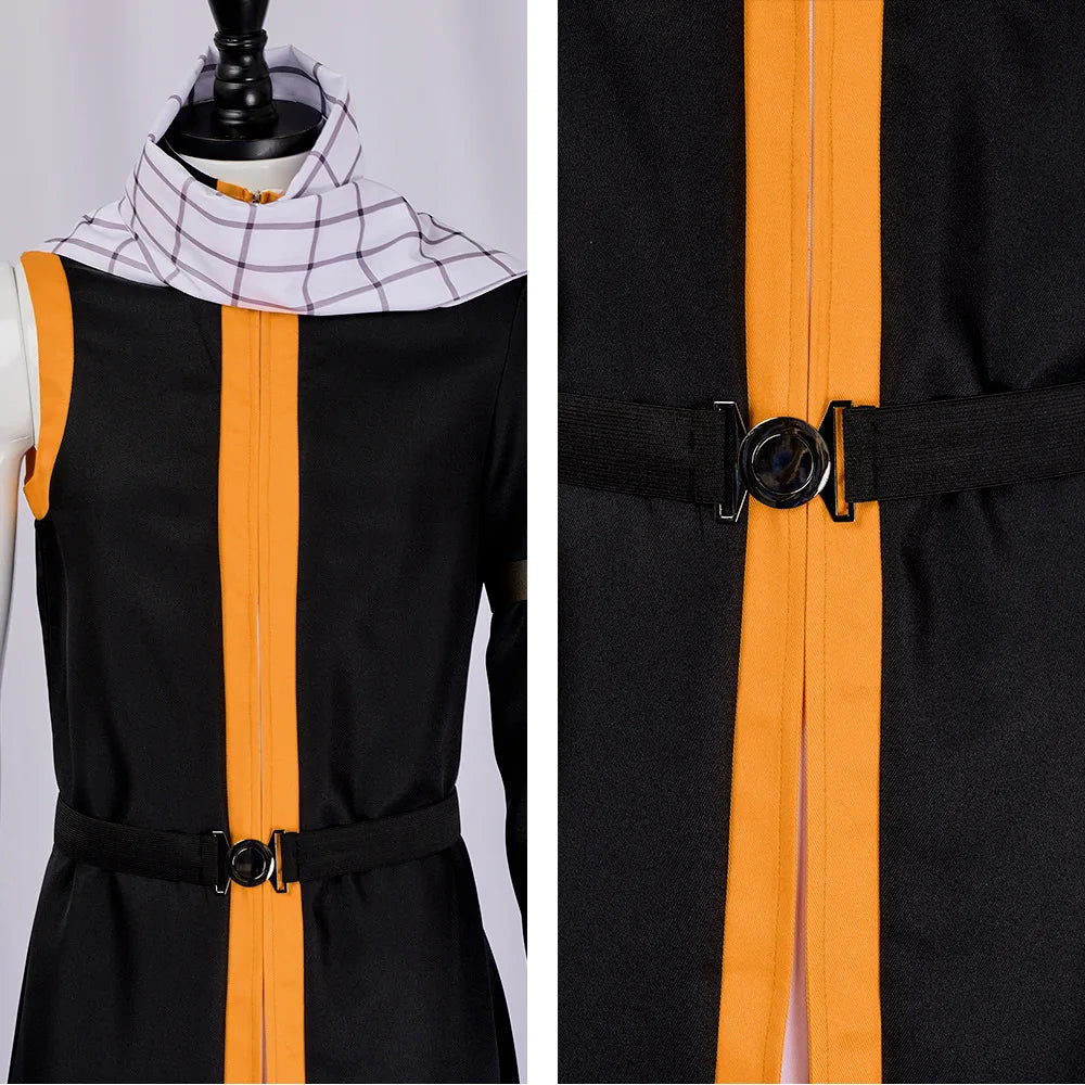 Fairy Tail Natsu Dragneel Cosplay Costume Polyester Asian Size