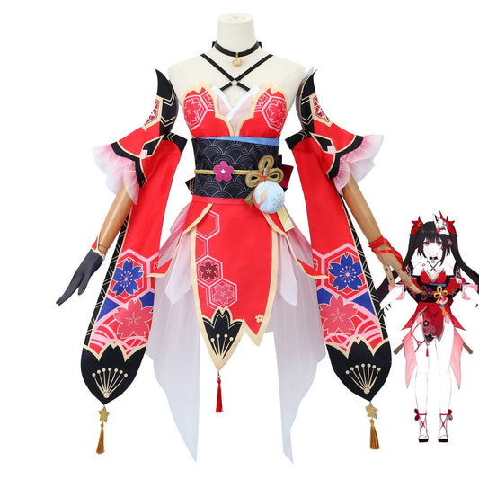 Honkai Star Rail Sparkle Cosplay Costume Asian Size Polyester