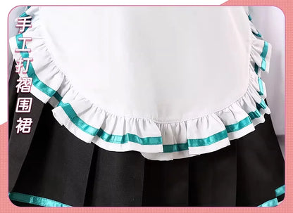 Blue Archive Mikamo Neru Cosplay Costume Set Polyester Asian Size