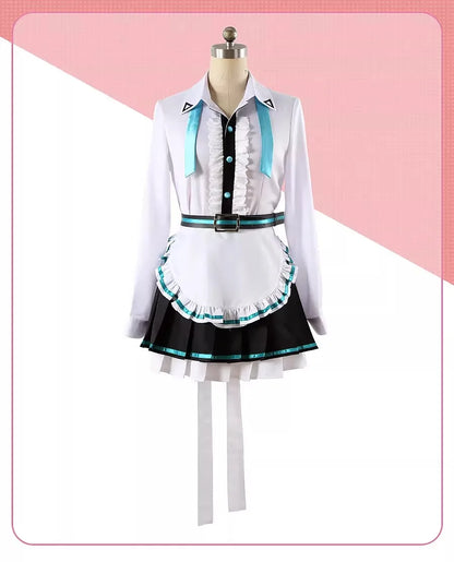 Blue Archive Mikamo Neru Cosplay Costume Set Polyester Asian Size