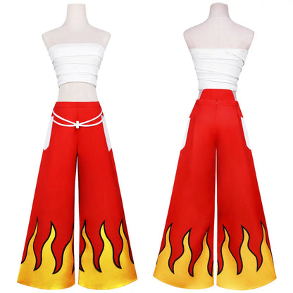 Fairy Tail Erza Scarlet Clear Heart Costume Set Polyester