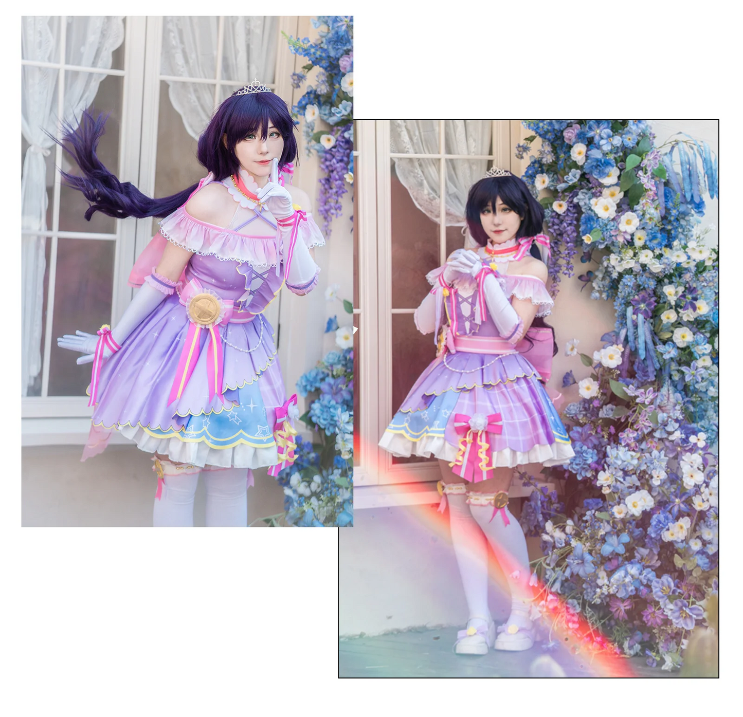 Love Live Countdown Cosplay Costume Women Polyester Set