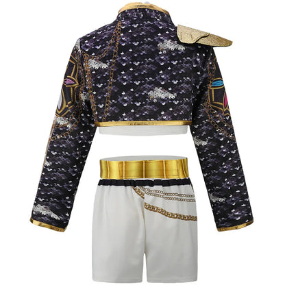 Halloween Girls Detective Cosplay Costume Set for Carnival Party Performance