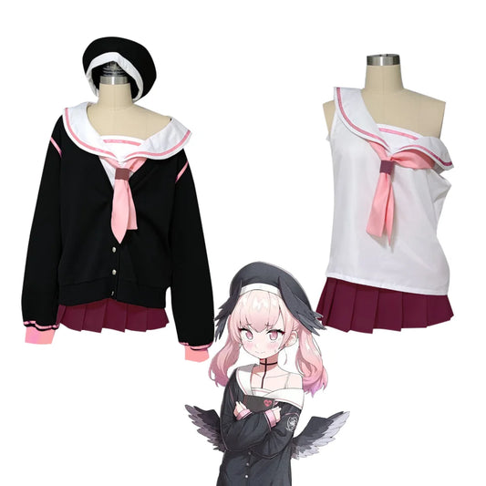 Blue Archive Shimoe Koharu Cosplay Costume Set Polyester