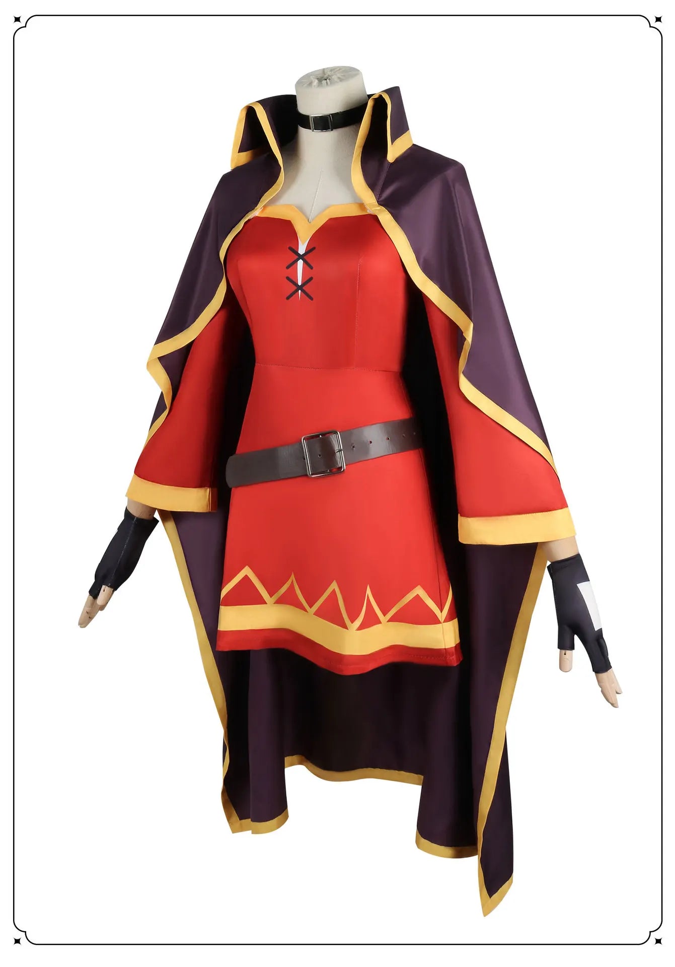 KonoSuba Megumin Cosplay Costume Full Set Polyester Asian Size