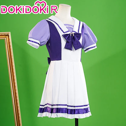 IN STOCK Mejiro McQueen Toukai Teiou Gold Ship Cosplay Costume Game【S-2XL】DokiDoki-R School Uniform Plus Size