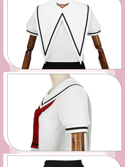 Cardcaptor Sakura Kinomoto Sakura Cosplay Set Polyester Asian Size