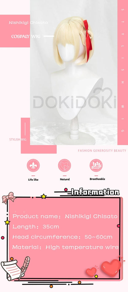 IN STOCK Inoue Takina/Nishikigi Chisato Cosplay Anime Lycoris Recoil Costume DokiDoki-R Lycoris Recoil Plus Size Christmas