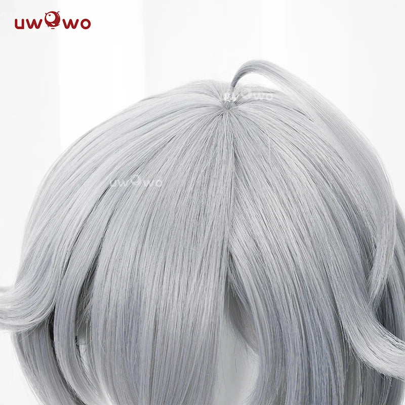 UWOWO Wise Wig Game Zenless Zone Zero Cosplay/ZZZ Cosplay Wise  Cosplay Wig Silver Hair Short Hair