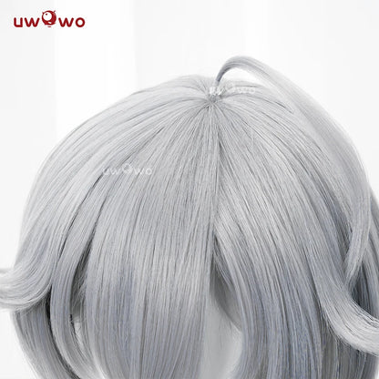 UWOWO Wise Wig Game Zenless Zone Zero Cosplay/ZZZ Cosplay Wise  Cosplay Wig Silver Hair Short Hair