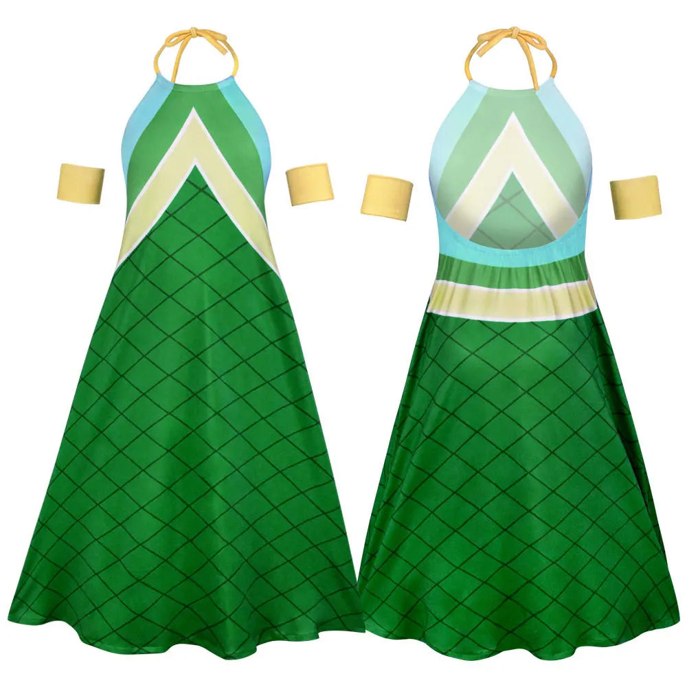 Fairy Tail Wendy Marvell Cosplay Costume Polyester Asian Size
