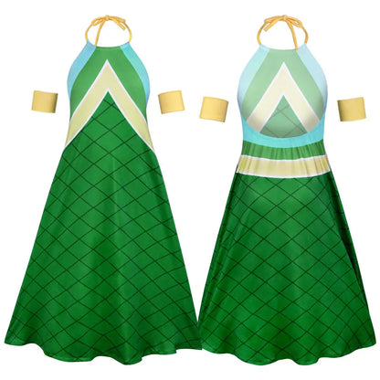 Fairy Tail Wendy Marvell Cosplay Costume Polyester Asian Size