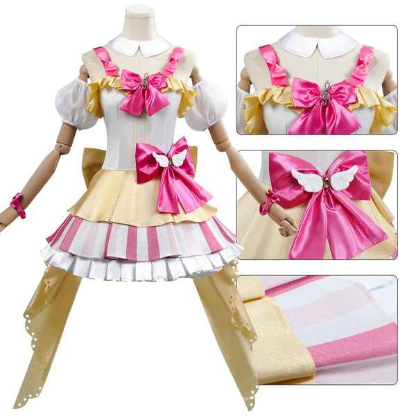 PriPara Laala Manaka Cosplay Costume Asian Size Polyester
