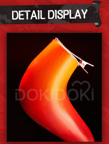 IN STOCK Yamatoo Cosplay Costume Anime DokiDoki-R Yamatoo Kimono Big Bow Halloween Yamatoo Kimono Wig Horns Shoes Cosplay Kimono