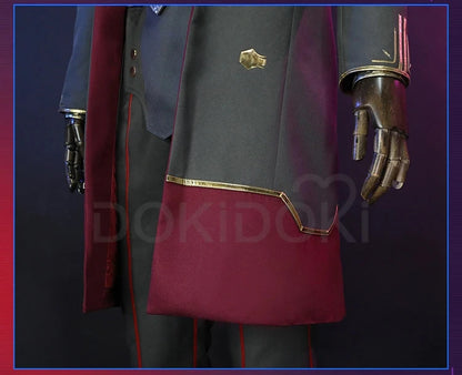 Silcoo Cosplay Costume Game Anime Cosplay【XS-2XL】DokiDoki-R Jinxx Father Silcoo Men Costume Plus Size