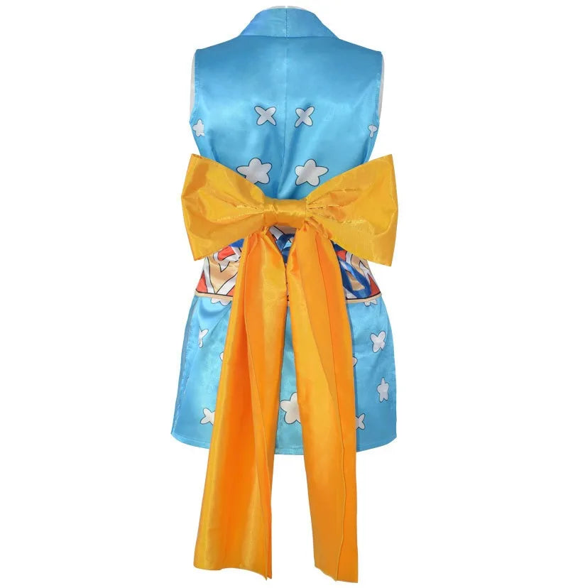 One Piece Nami Wano Outfit Cosplay Costume Polyester Set