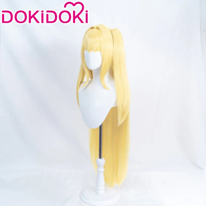 IN STOCK Eve Wig Anime To Love Ru Darkness Cosplay Wig DokiDoki Eve Cosplay Long Yellow Wig High Heat Resistant Women Cosplay