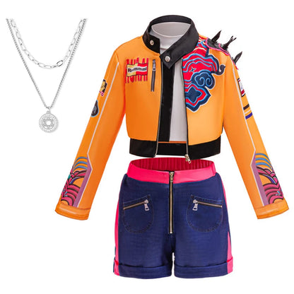 Halloween Girls Detective Cosplay Costume Set for Carnival Party Performance - as picture 1 / 6T