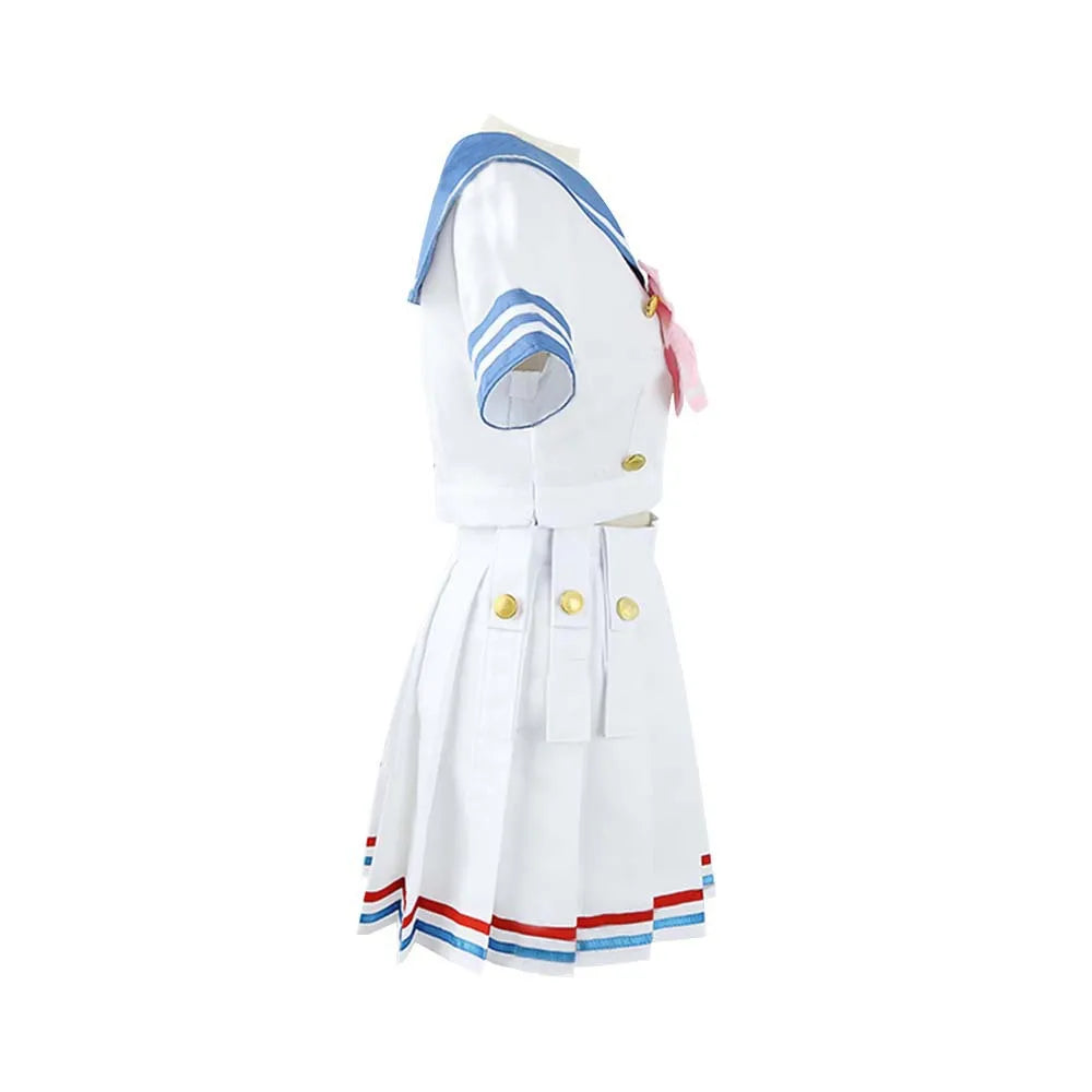 Blue Archive Urawa Hanako Cosplay Set Polyester Adult Size