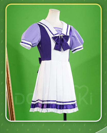 IN STOCK Mejiro McQueen Toukai Teiou Gold Ship Cosplay Costume Game【S-2XL】DokiDoki-R School Uniform Plus Size