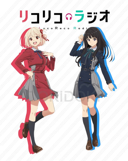 IN STOCK Inoue Takina/Nishikigi Chisato Cosplay Anime Lycoris Recoil Costume DokiDoki-R Lycoris Recoil Plus Size Christmas