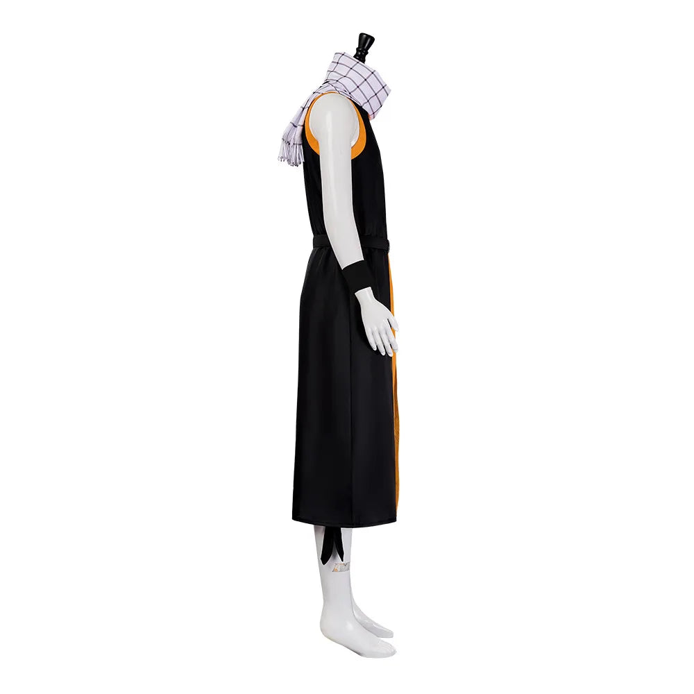 Fairy Tail Natsu Dragneel Cosplay Costume Polyester Asian Size