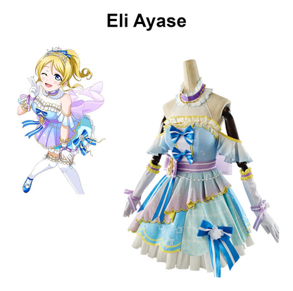 Love Live Countdown Cosplay Costume Women Polyester Set