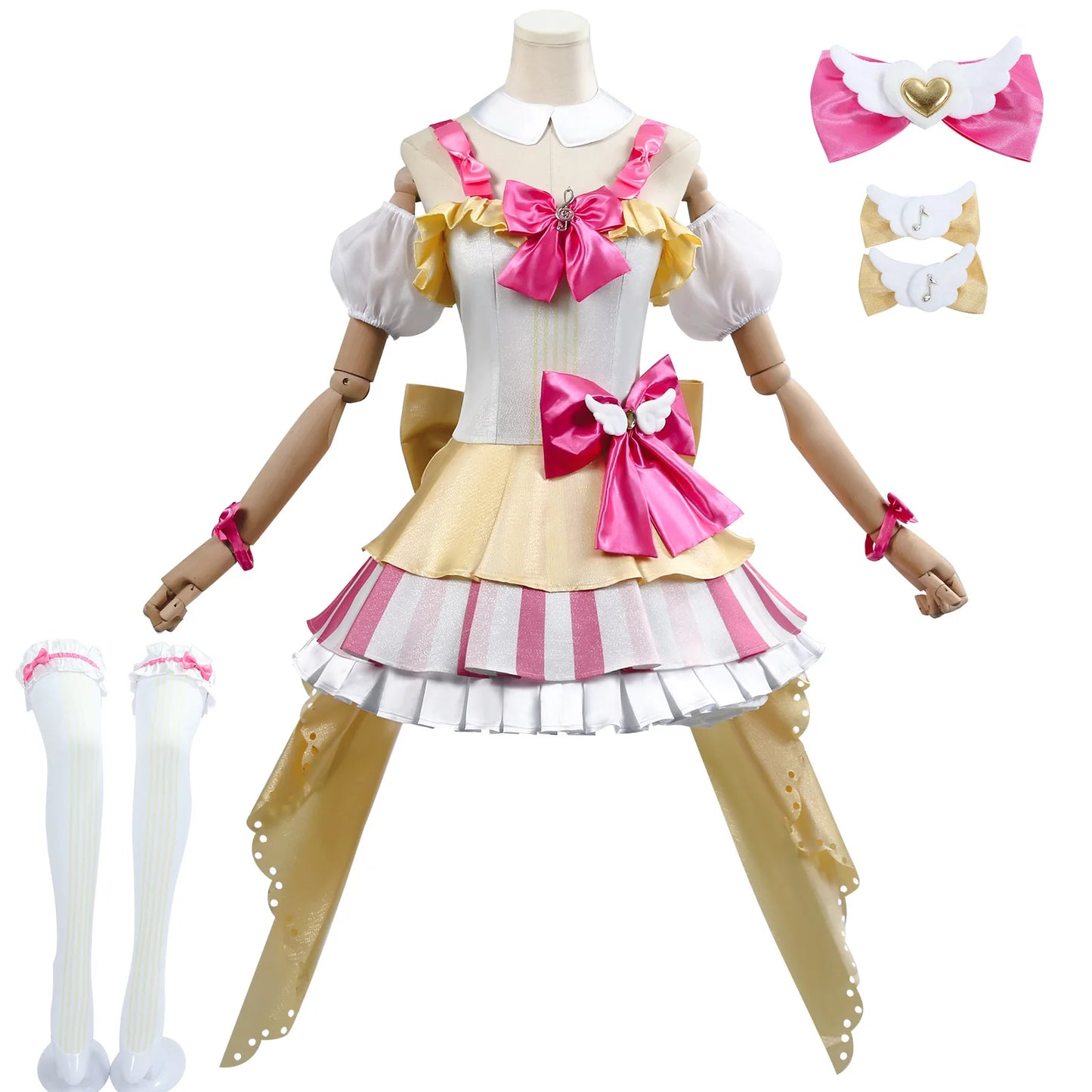 PriPara Laala Manaka Cosplay Costume Asian Size Polyester