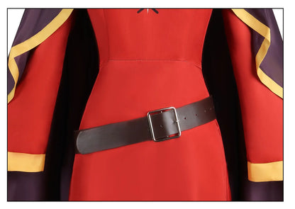 KonoSuba Megumin Cosplay Costume Full Set Polyester Asian Size