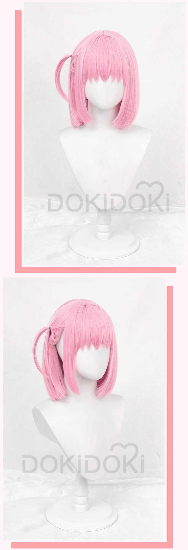 IN STOCK Gotou Hitori Wig Anime Bocchi the Rock! DokiDoki Cute Pink Short Hair Gotou Hitori Childhood Women Cosplay Wig