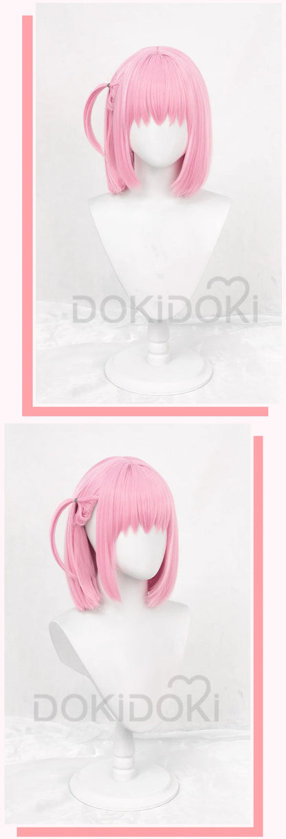 IN STOCK Gotou Hitori Wig Anime Bocchi the Rock! DokiDoki Cute Pink Short Hair Gotou Hitori Childhood Women Cosplay Wig