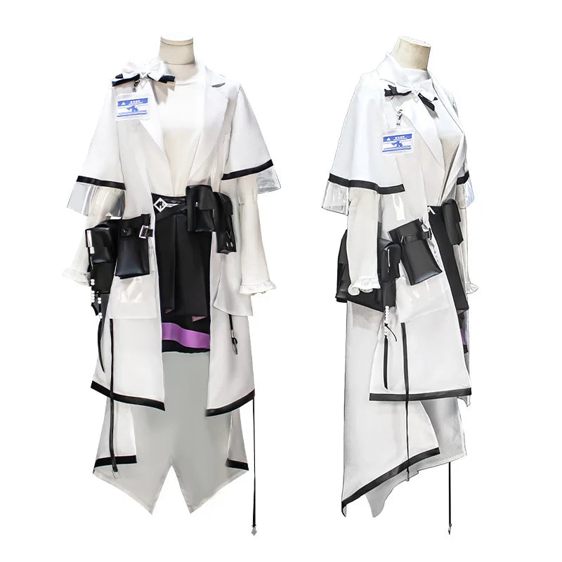 Arknights Priestess Cosplay Costume Set Polyester Asian Size