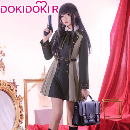 IN STOCK Inoue Takina/Nishikigi Chisato Cosplay Anime Lycoris Recoil Costume DokiDoki-R Lycoris Recoil Plus Size Christmas