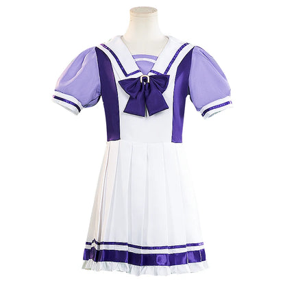IN STOCK Mejiro McQueen Toukai Teiou Gold Ship Cosplay Costume Game【S-2XL】DokiDoki-R School Uniform Plus Size