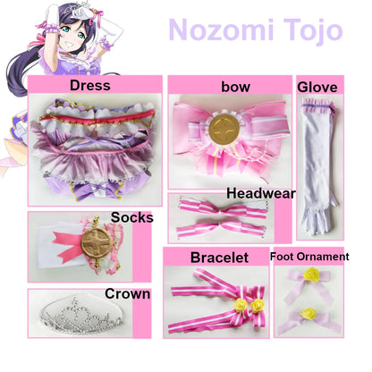 Love Live Countdown Cosplay Costume Women Polyester Set