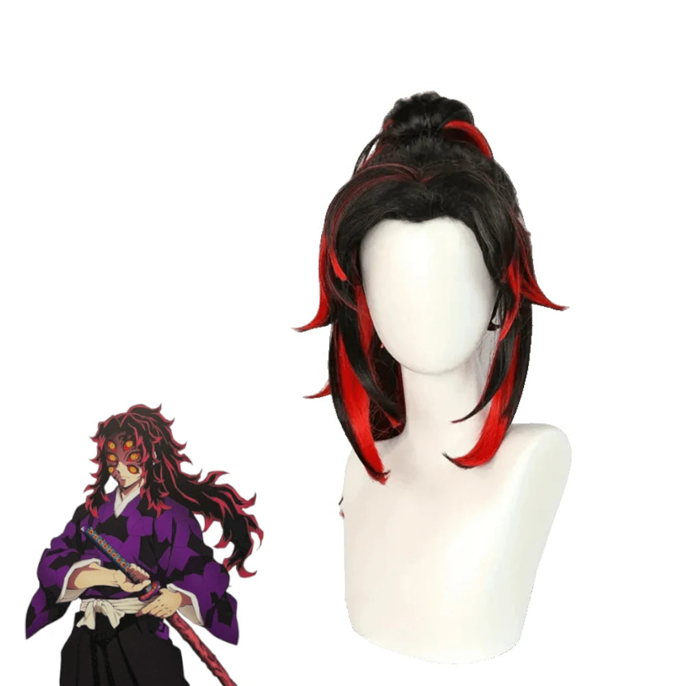 Demon Slayer Kokushibo Cosplay Set Polyester Samurai Uniform