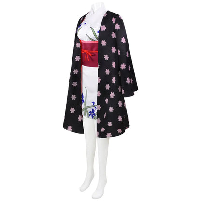 One Piece Nico Robin Wano Country Kimono Set Polyester