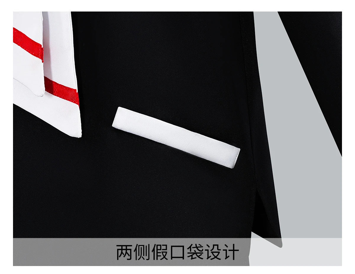 Cardcaptor Sakura Li Syaoran Cosplay Costume Set Polyester Asian Size