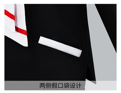 Cardcaptor Sakura Li Syaoran Cosplay Costume Set Polyester Asian Size
