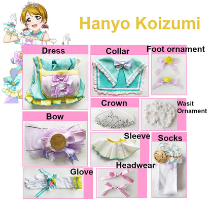 Love Live Countdown Cosplay Costume Women Polyester Set