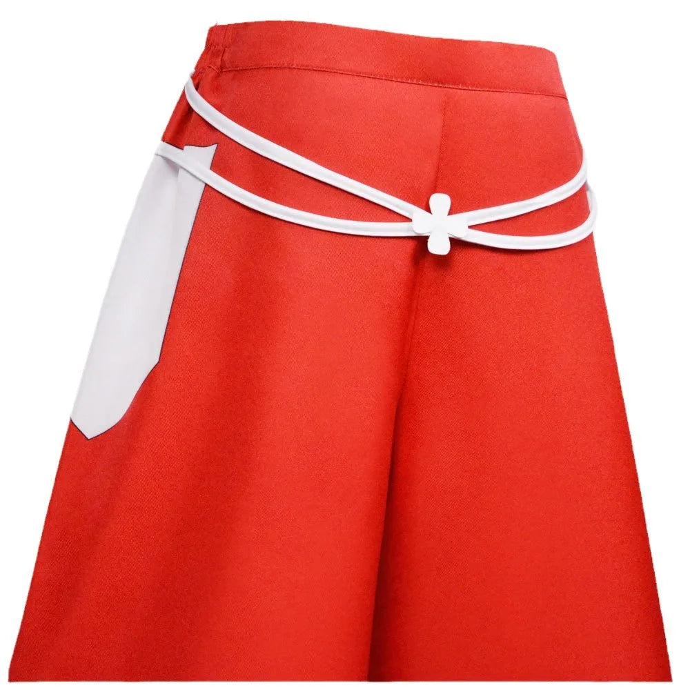 Fairy Tail Erza Scarlet Clear Heart Costume Set Polyester