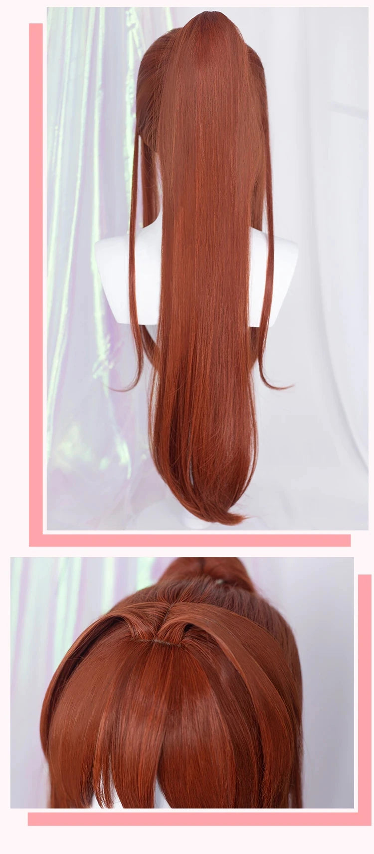 IN SOTCK Monika Cosplay Wig GAME Doki Doki Literature Club Cosplay DokiDoki Women Hair Literature Club Cosplay Monika Wigs