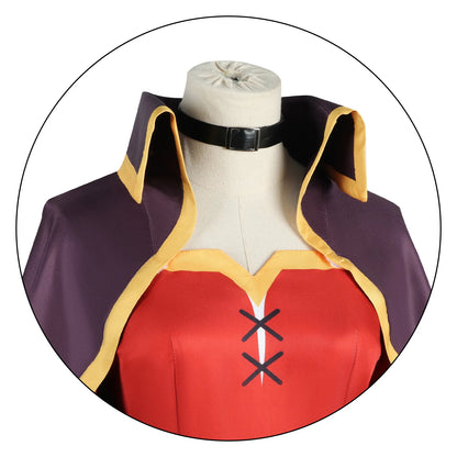 KonoSuba Megumin Cosplay Costume Full Set Polyester Asian Size