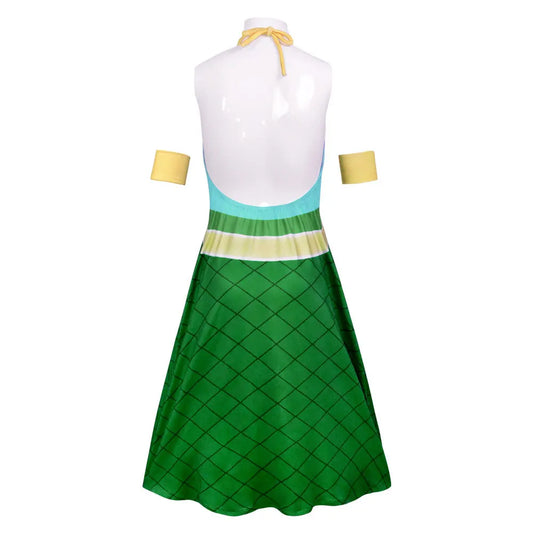 Fairy Tail Wendy Marvell Cosplay Costume Polyester Asian Size