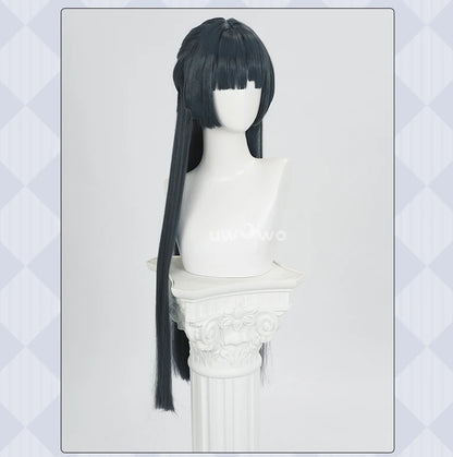 UWOWO Astra Yao Wig Game Zenless Zone Zero ZZZ Astra Yao Cosplay Wig Dark Green Hair Halloween Wig