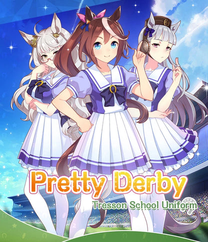 IN STOCK Mejiro McQueen Toukai Teiou Gold Ship Cosplay Costume Game【S-2XL】DokiDoki-R School Uniform Plus Size