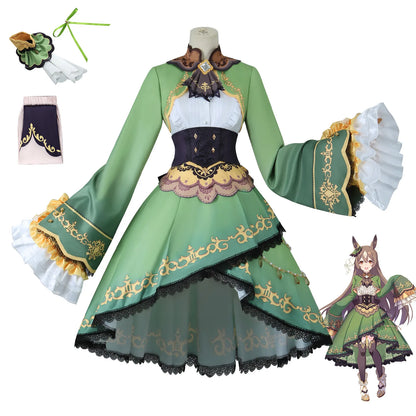 Satono Diamond Cosplay Umamusume Pretty Derby Dress Polyester