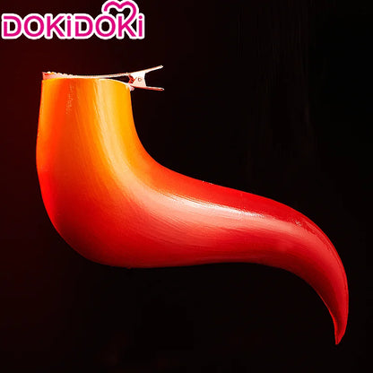 IN STOCK Yamatoo Cosplay Costume Anime DokiDoki-R Yamatoo Kimono Big Bow Halloween Yamatoo Kimono Wig Horns Shoes Cosplay Kimono
