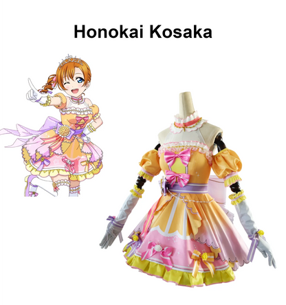 Love Live Countdown Cosplay Costume Women Polyester Set