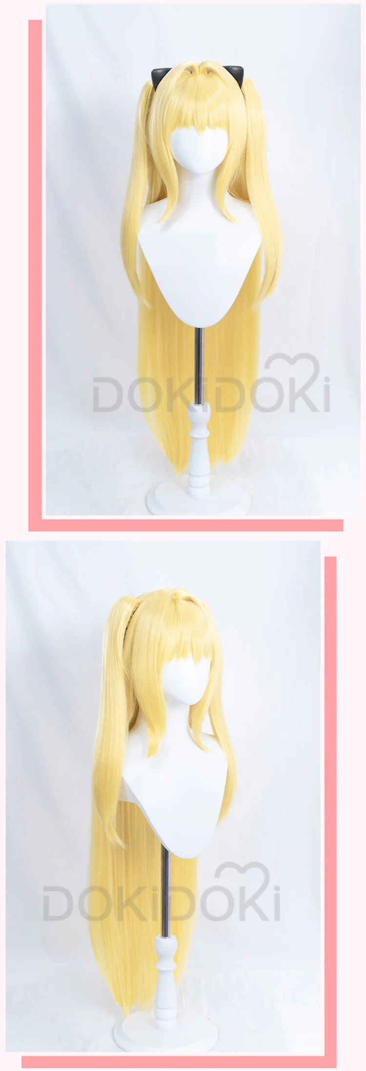 IN STOCK Eve Wig Anime To Love Ru Darkness Cosplay Wig DokiDoki Eve Cosplay Long Yellow Wig High Heat Resistant Women Cosplay
